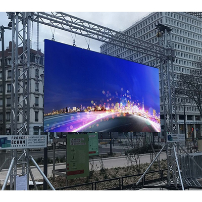 Marco de acrílico 400W de la pantalla LED del concierto de P4.81 SMD1921 para la publicidad