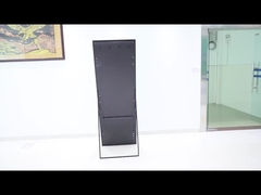 Pantalla publicitaria LED de pie en el piso con pantalla y señalización LED P4 a todo color