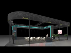 Efecto de pantalla 3D a simple vista para exteriores