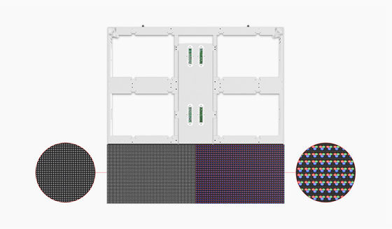 GA P10 DIP Exterior pantalla LED fija 1000 nits Brillo 960*960mm