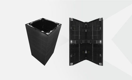 Tabla de visualización LED transparente de alta precisiónP10.4mmP15.6 25mm para publicidad