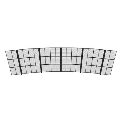 GCL 1000 mm pantalla LED flexible y transparente personalizada para una fácil instalación en interiores