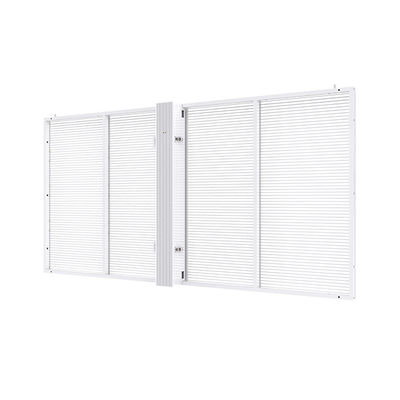 Display LED transparente de instalación fija de P4mm para edificios históricos