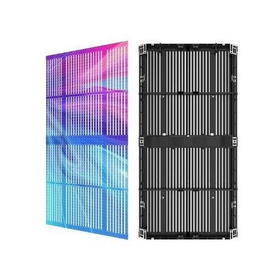 Tabla de visualización LED transparente de alta precisiónP10.4mmP15.6 25mm para publicidad