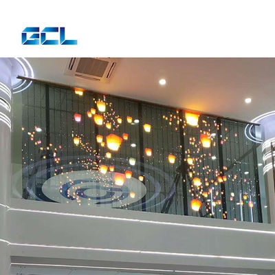 Display LED transparente de instalación fija de P4mm para edificios históricos