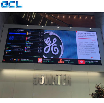 600*337.5mm HD Indoor Fixed LED Display Die Casting Aluminio con pantalla LED de pitch de píxeles estrechos