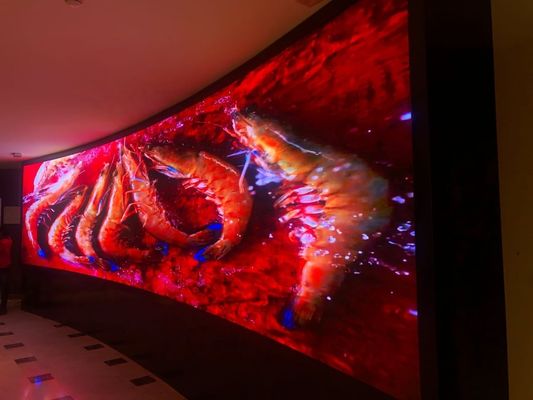 Gran pantalla LED HD electrónica comercial con tamaño de panel de 640 * 480mm