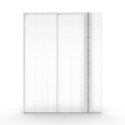 GCL Cortina de interior Pared LED transparente para publicidad de la estación de metro