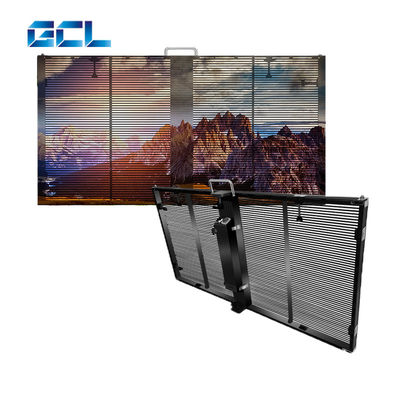Elevador GCL Indoor Ultra delgado Transparente LED Display P15.625 Transparente LED Display para el video musical