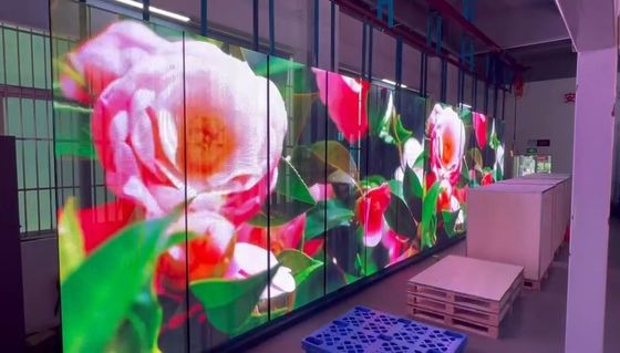 Elevador GCL Indoor Ultra delgado Transparente LED Display P15.625 Transparente LED Display para el video musical