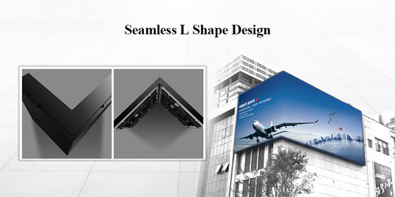 Gsuperficie P5.95 P10 Servicio frontal exterior con pantalla LED fija 140/140 Ángulo de visión ODM