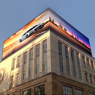 Tamaño del módulo 250x500mm Pantalla LED exterior P10.42 Ideal para instalación fija al aire libre