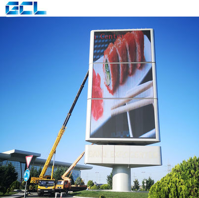 Tamaño personalizado pantalla LED de fachada exterior de alto brillo P6 con suministro de energía de medio bien