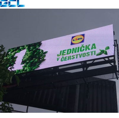 Pantalla de publicidad LED fija de alta resolución