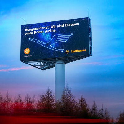 Pantalla de publicidad LED fija de alta resolución