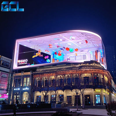 Display LED comercial de publicidad al aire libre con alta definición y ángulo de visión amplio