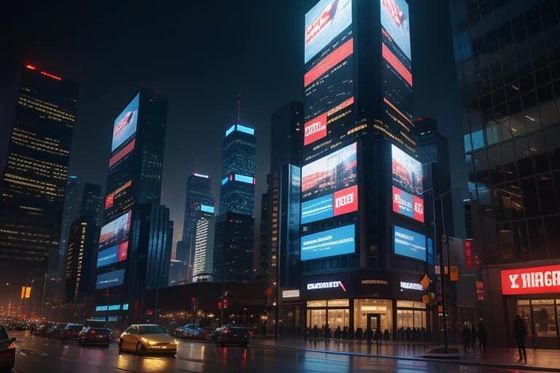 Gmesh P15.625-31.25mm Parrilla de publicidad al aire libre Transparencia de la pantalla 10000nits LEDs DIP Profundidad de color 256 Medios Datasheet