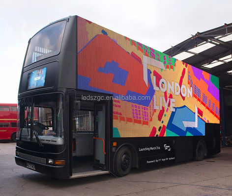 GCL Camión de publicidad móvil al aire libre personalizado Furgoneta de remolque P6 6500nits Brillo