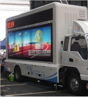 GCL Camión de publicidad móvil al aire libre personalizado Furgoneta de remolque P6 6500nits Brillo