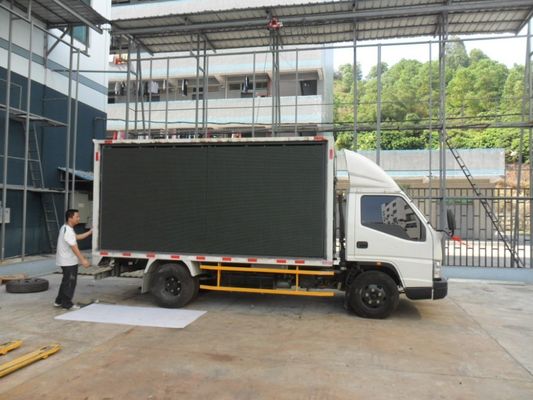 GCL Camión de publicidad móvil al aire libre personalizado Furgoneta de remolque P6 6500nits Brillo