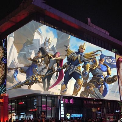 Instalación fija pantalla de LED de publicidad
