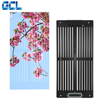 Transparente 60% P7.9-10.4\P15.625mm Pantalla de publicidad LED con vidrio transparente para centros comerciales