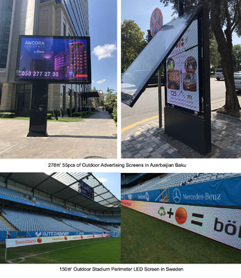 Tamaño del gabinete Póster LED de pie pantalla de vídeo P1.875 Póster LED para publicidad al aire libre