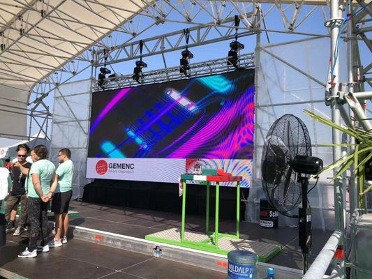 Pantalla LED para eventos P2.6 P 2.976 P3.91mm, vallas publicitarias exteriores con servicio frontal completo y protectores de esquinas