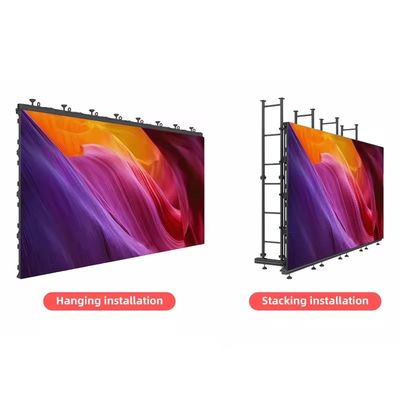 P2.6 P 2.976 P3.91mm Servicio frontal completo al aire libre con protectores de esquina pantalla de LED Eventos de alquiler de cartelería