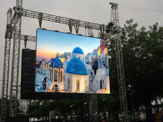 P2.6 P 2.976 P3.91mm Servicio frontal completo al aire libre con protectores de esquina pantalla de LED Eventos de alquiler de cartelería