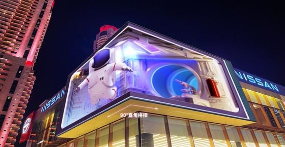 Tabla de visualización LED transparente de alta precisiónP10.4mmP15.6 25mm para publicidad
