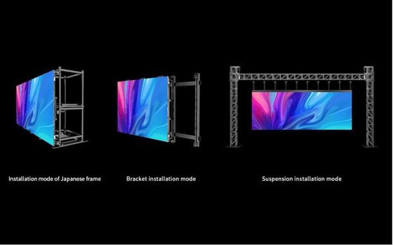 Serie Gprime Nueva pantalla LED de alquiler P1.5 P1.9 P2.6 7680 Panel de alta tasa de actualización pantalla de forma curva para evento de espectáculo de escenario