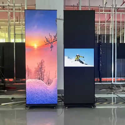 GOB P2.5 Indoor Full Color LED Screen Display Cartel de publicidad de vídeo digital portátil con chip LED Epistar