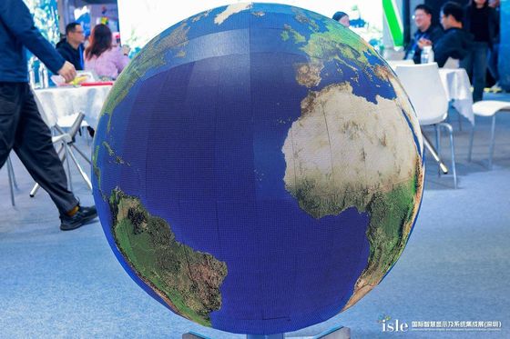 P2.0mm LED Serie de pantalla esférica 360 grados de visión completa Tamaños de pantalla pueden ser personalizados