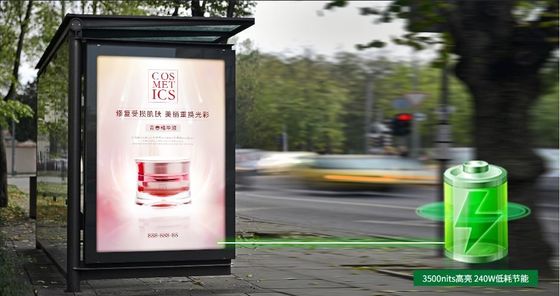 Máquina de publicidad a prueba de agua de alta luminosidad exterior de ahorro de energíaGOB P1.875mm Caja de hierro Chip LED Epistar