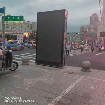 Máquina de publicidad a prueba de agua de alta luminosidad exterior de ahorro de energíaGOB P1.875mm Caja de hierro Chip LED Epistar
