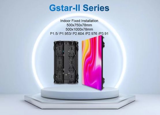 Ultra Slim Interior Fijo LED Video Wall con Servicio de Mantenimiento Frontal 500*750mm 500*1000mm Panel LED
