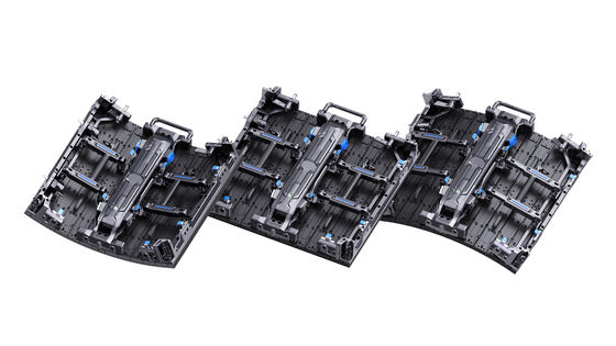 Gmars-P Alquiler de pantalla LED flexible de escenario, pantalla de panel LED IP65 a prueba de agua con estructura de tramo de soporte
