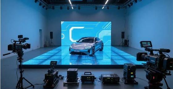 Pantalla de visualización Gmars-P Refresh 7680Hz con bloqueo de arco para alquiler en interiores y exteriores, capaz de ensamblar arcos circulares