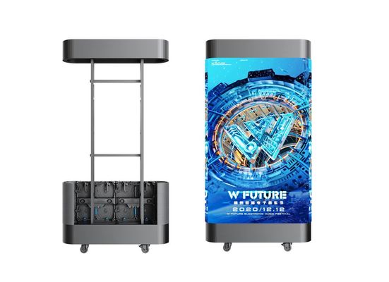 Pantallas LED de alquiler al aire libre P1.5625 P1.953 P2.6 Mm 7680 Hz Pantalla de forma curva Pantalla para eventos de espectáculos de escenario y máquinas publicitarias al aire libre