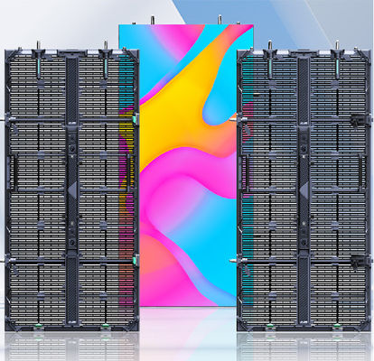 Buen precio P10.4 Display LED transparente de alquiler al aire libre P3.9-7.8 Pantalla de escenario LED a todo color en línea