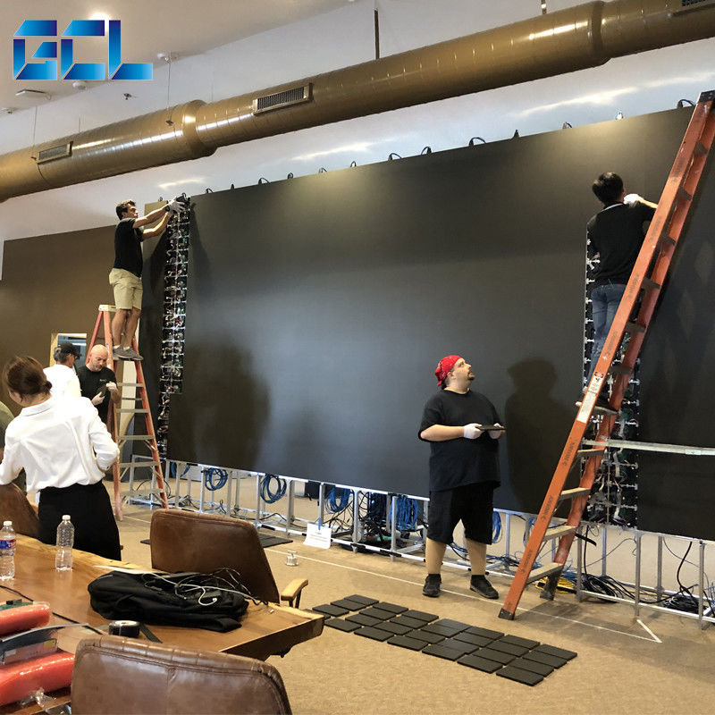 P2.5mm P0.93mm COB LED Video Wall 600 * 337.5mm para pantalla de interior 4.2Kg / panel