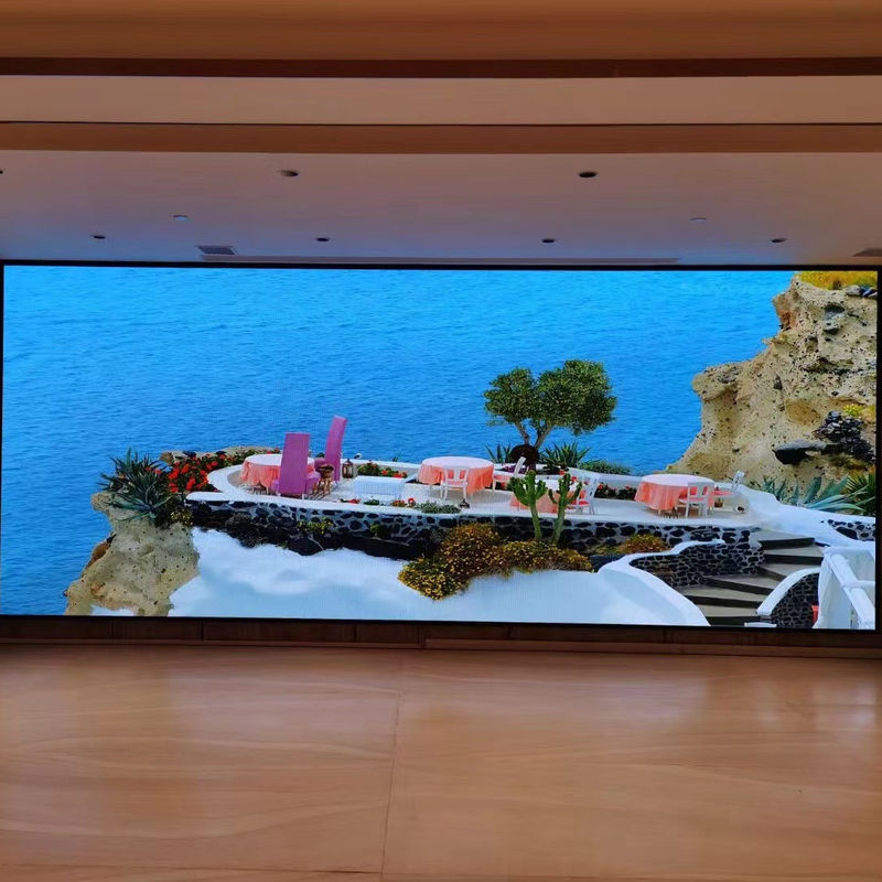 Alta frecuencia de actualización 3840HZ P1.5 P1.8 P2mm Instalación fija en interiores LED Pantalla fija LED para transmisión a todo color