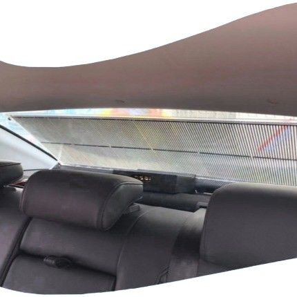 Alta transparencia de los taxis Transparente pantalla LED V140° Ángulo de visión delgado y ligero