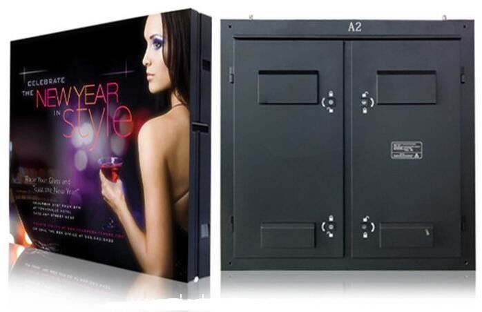 Cabinet de hierro de color completo exterior pantalla LED fija SMD P6 pantalla vista 3D a simple vista