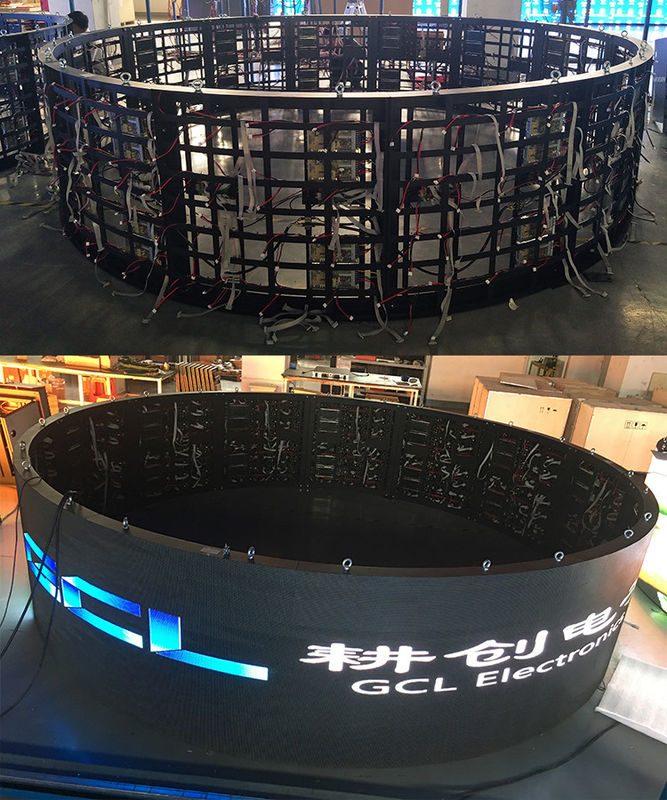 Tablero de pantalla LED comercial transparente para publicidad al aire libre Tamaño 256*128mm
