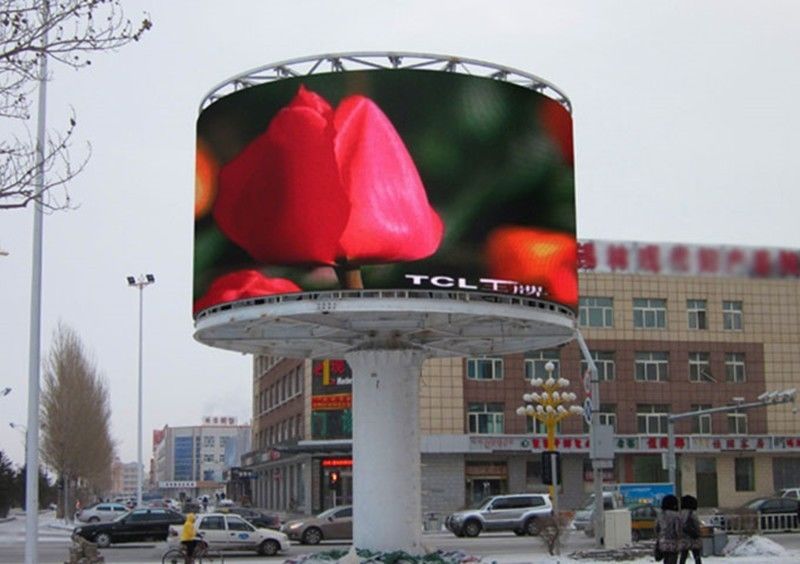 Display LED digital exterior fijo de disipación de calor rápida con múltiples métodos de instalación