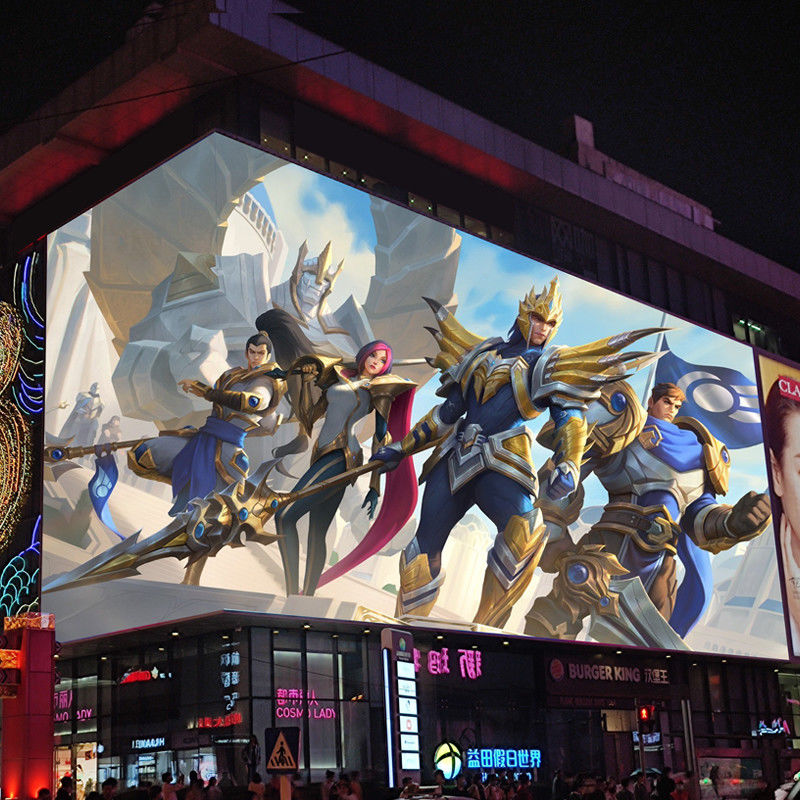 Pantalla LED exterior fija de alta resolución Instalaciones fáciles Panel LED exterior ODM