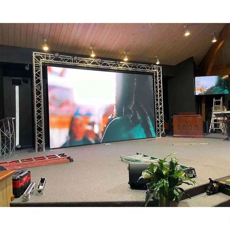 P1.5mm HD Eventos en interiores Display de alquiler de pantalla escenario de fondo pared de vídeo