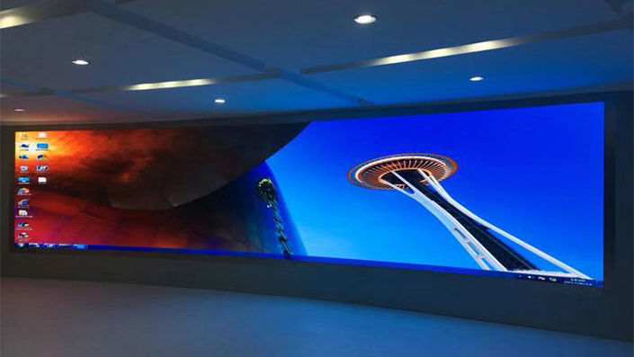 Fácil instalación pantalla LED fija interiorP0.9mm P1.2mm P1.5mm pantalla LED grande interior pantalla de vídeo pared